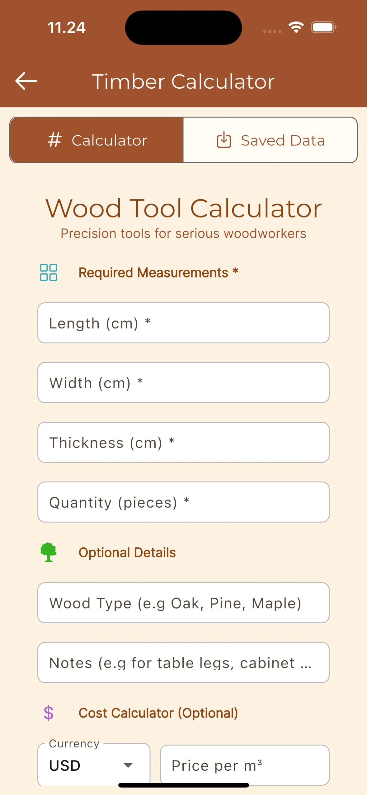 Wood Timber Calculator Log
