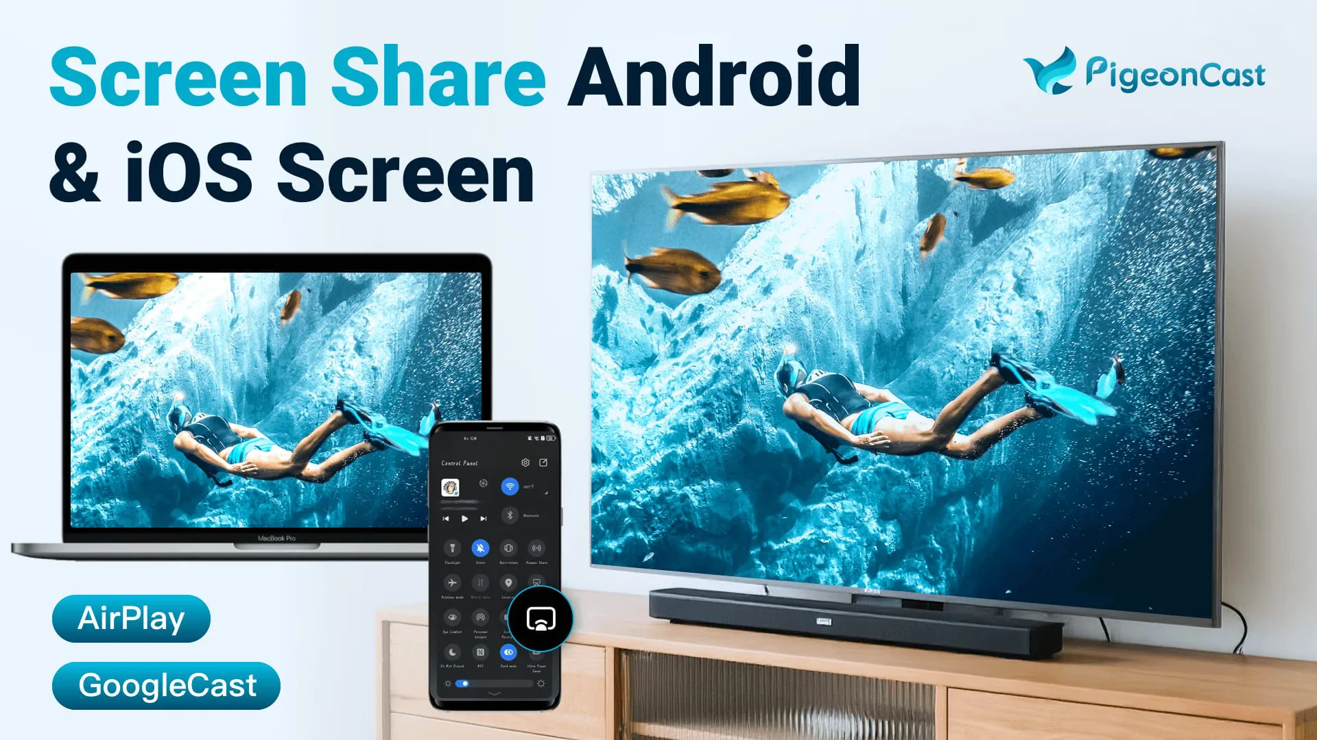 PigeonCast：TV Cast via AirPlay