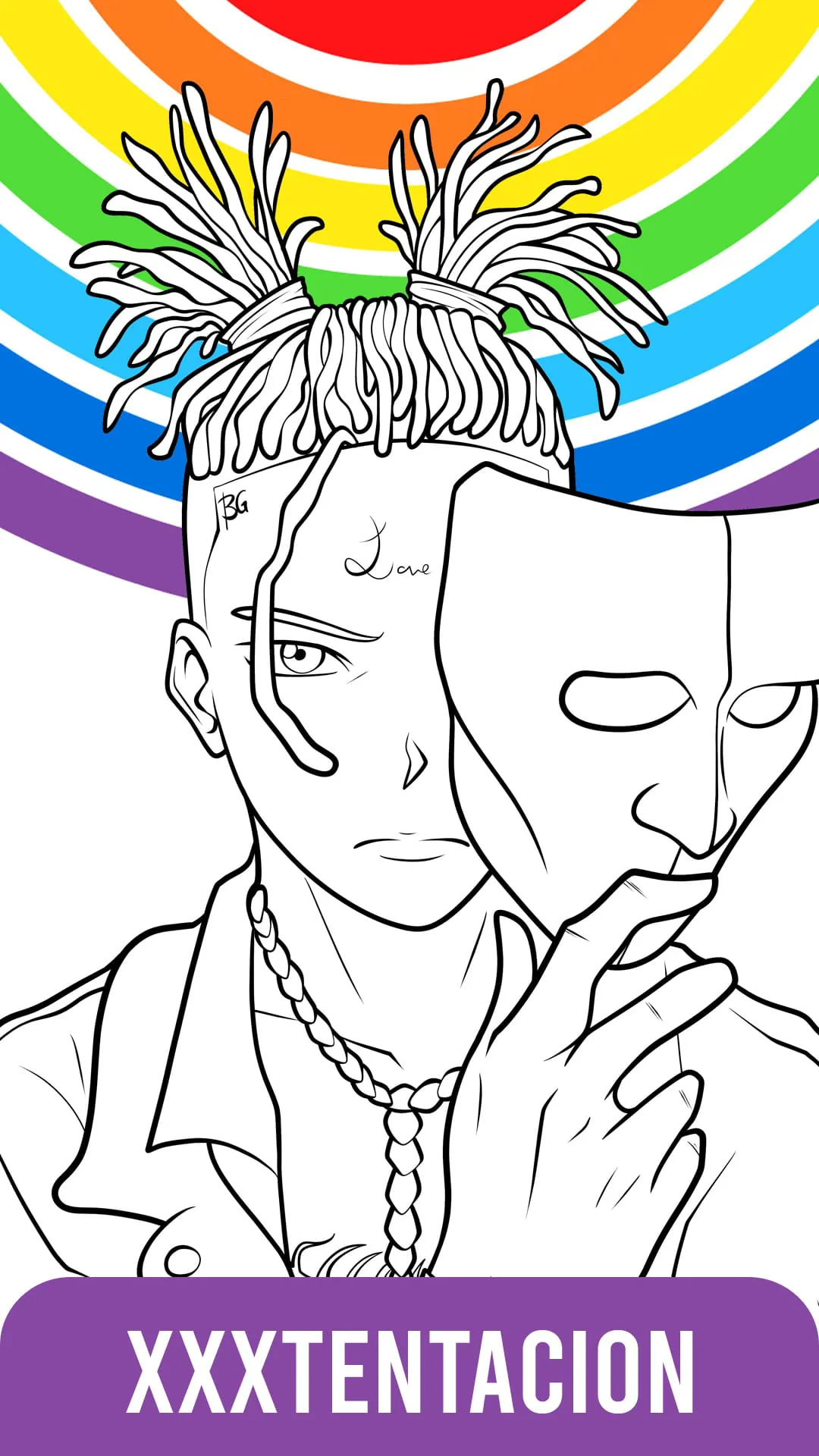 XXTentacion Coloring Book
