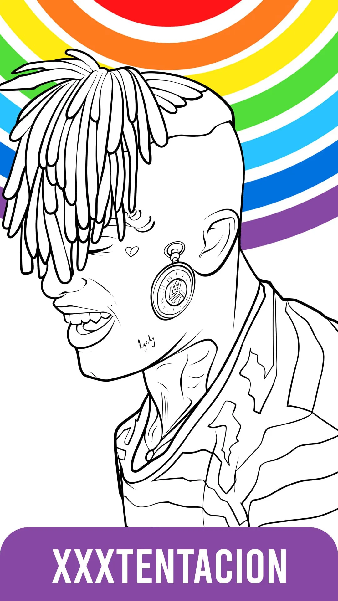 XXTentacion Coloring Book