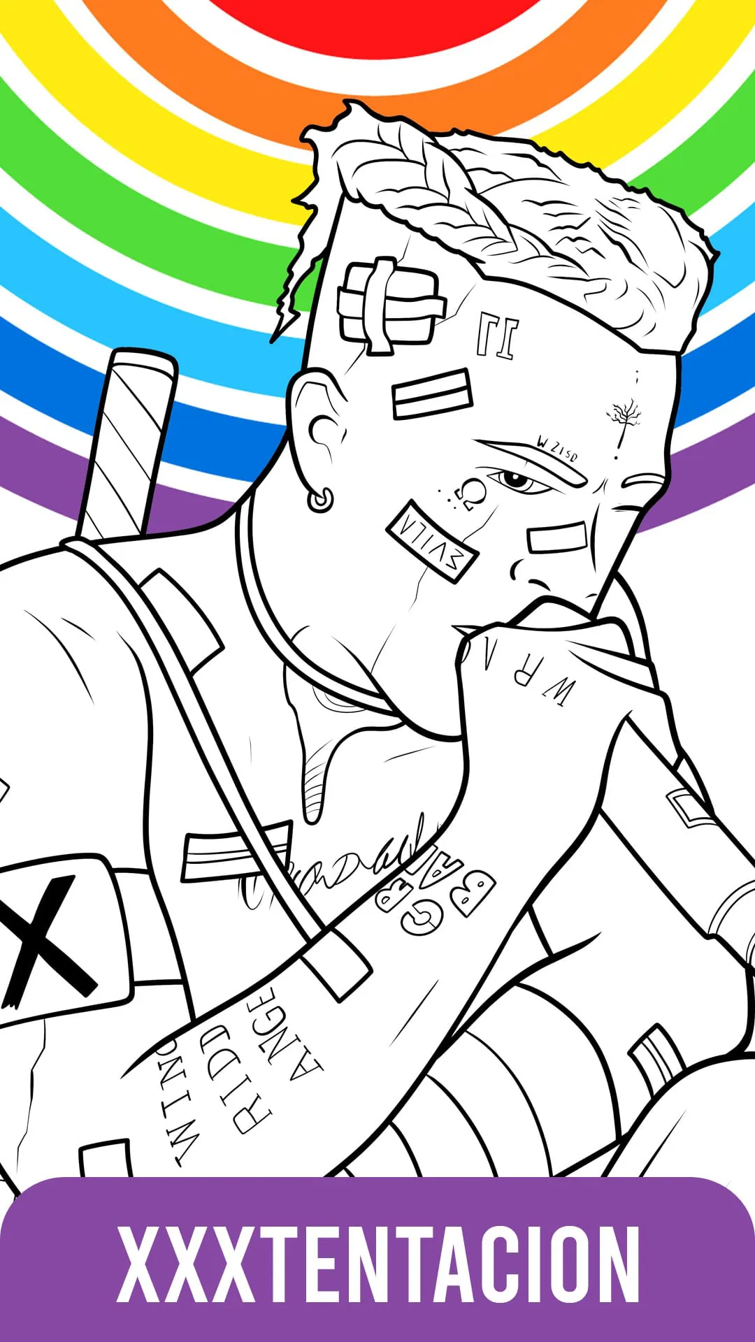 XXTentacion Coloring Book