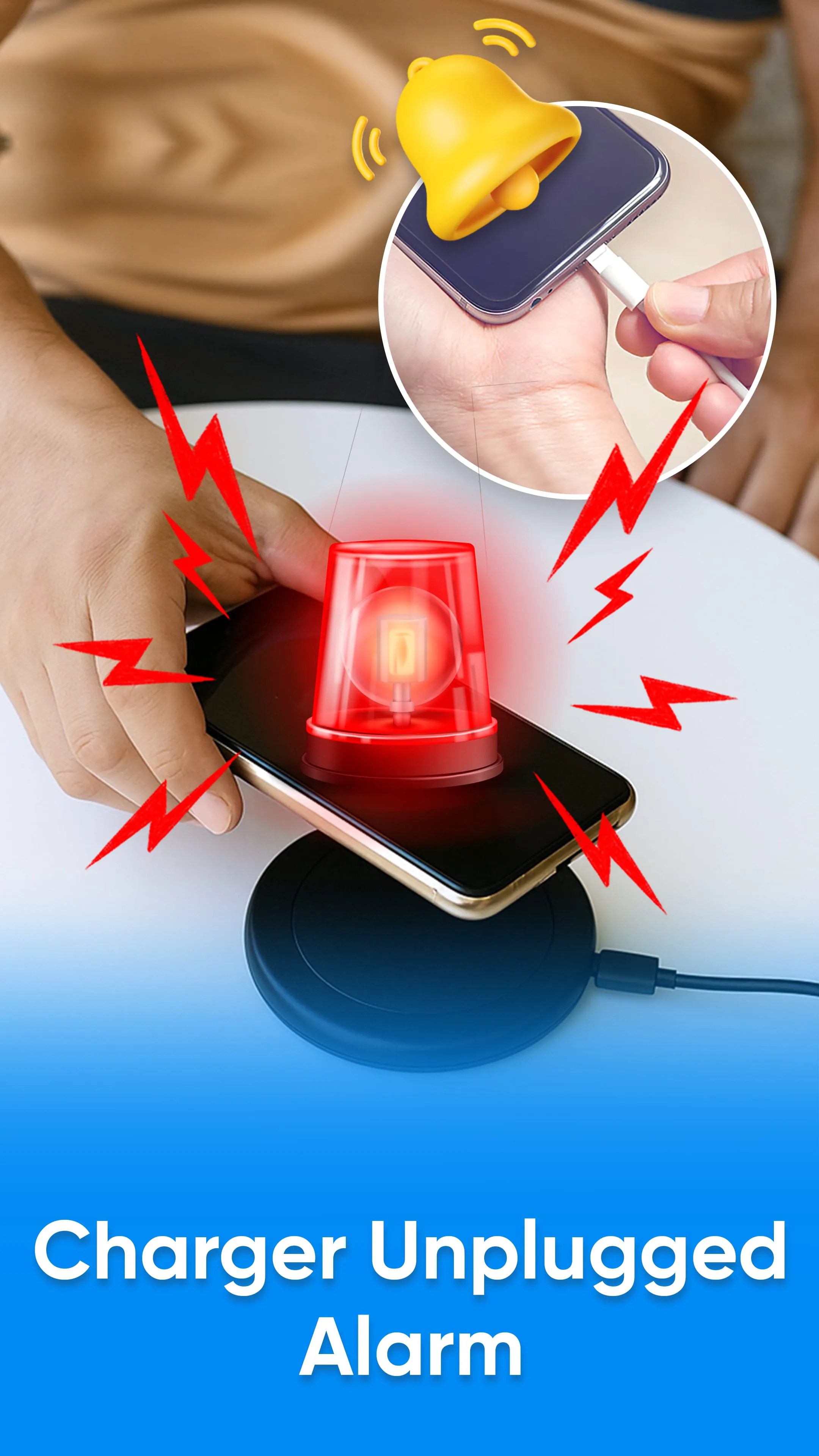 Touch alarm – Anti theft app