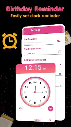 Birthday Reminder;Birthday App