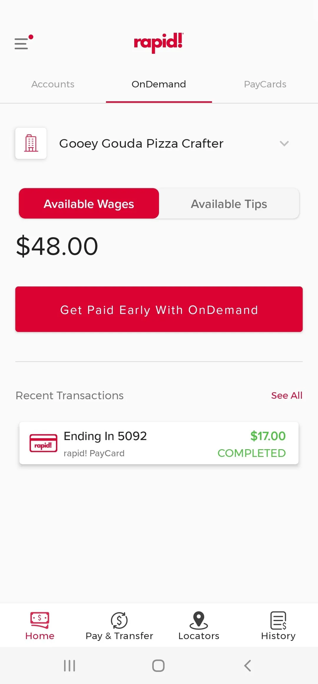 rapid! Pay