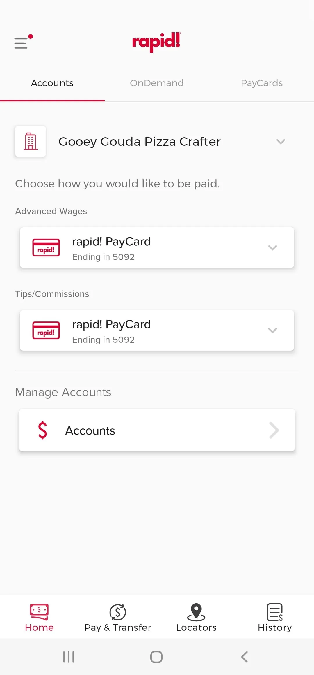 rapid! Pay