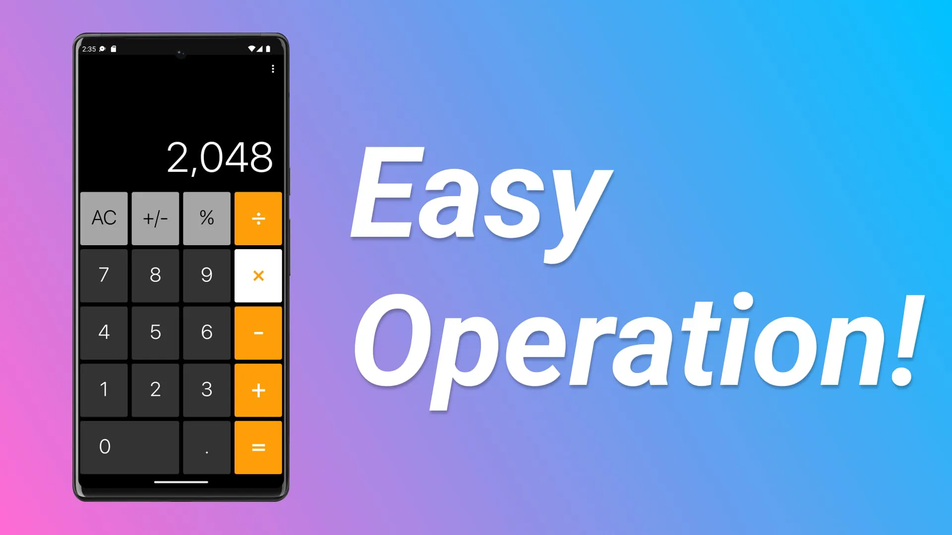 Simple Calculator Easy & Cute