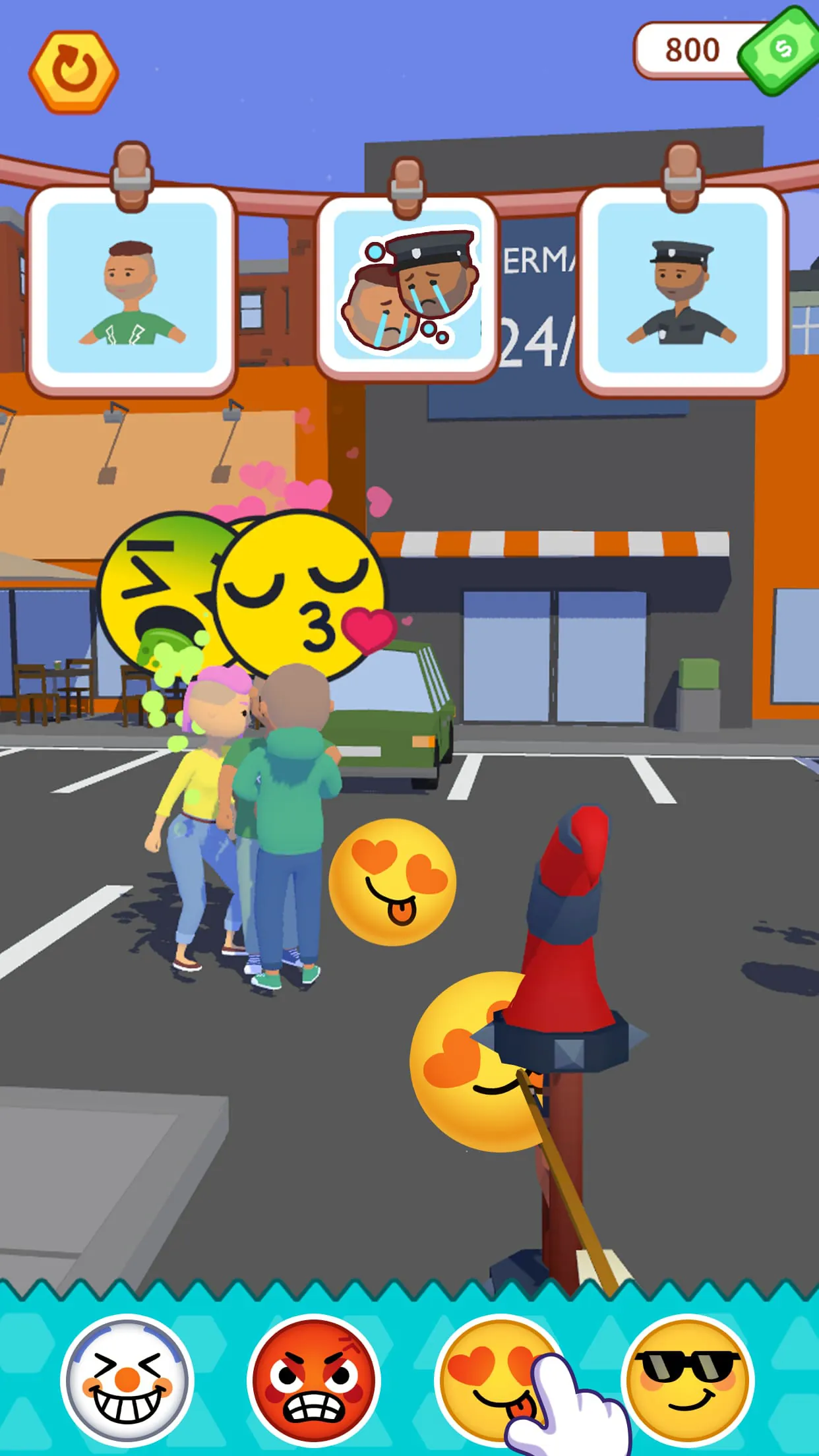 Emoticon Arrow Shoot