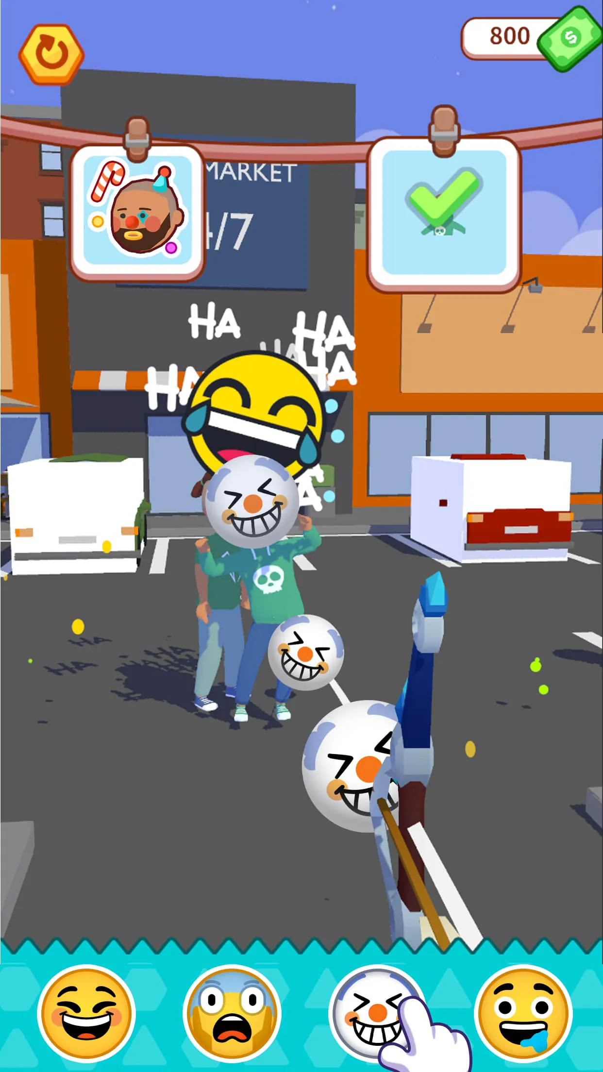 Emoticon Arrow Shoot