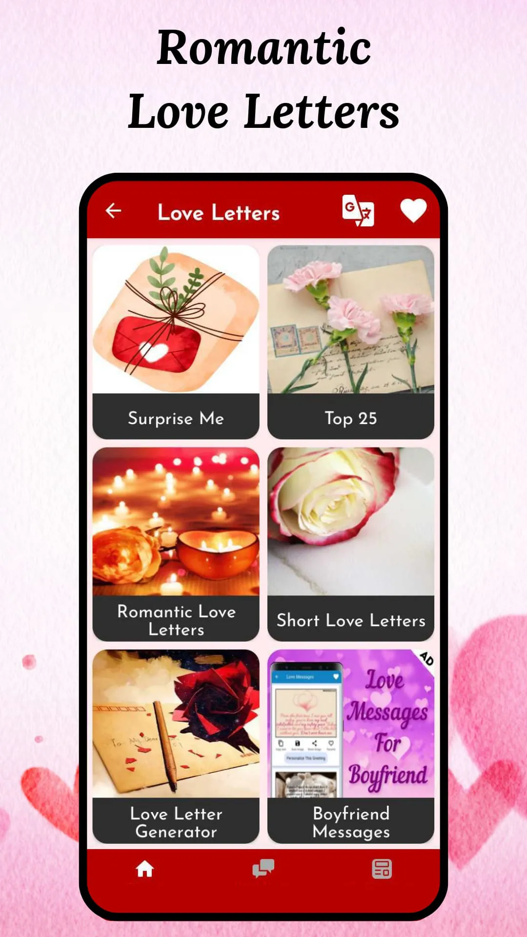 Love Letters & Love Messages