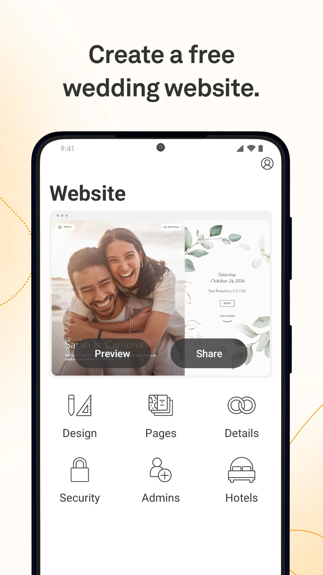 Joy Wedding Planner & Website