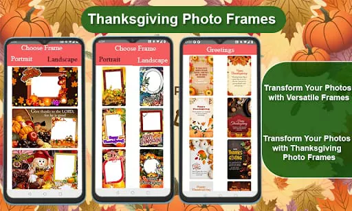 Thanksgiving Photo Frames 2025