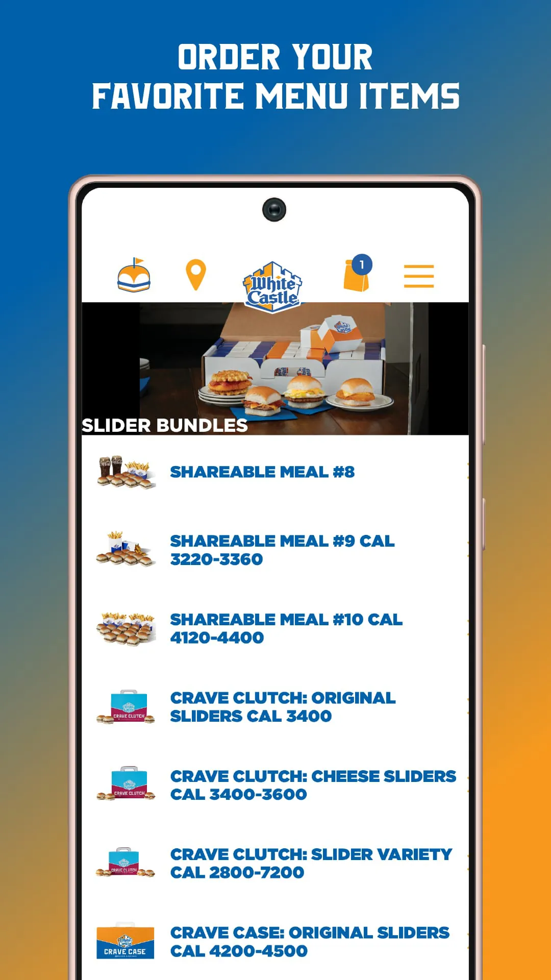 White Castle Online Ordering