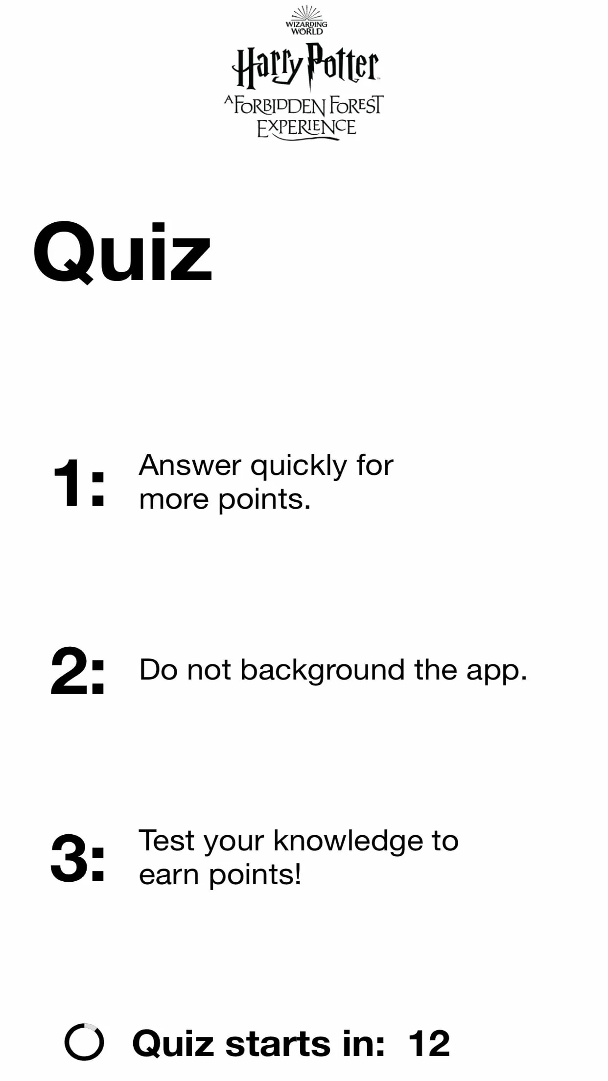 HP Forbidden Forest Experience