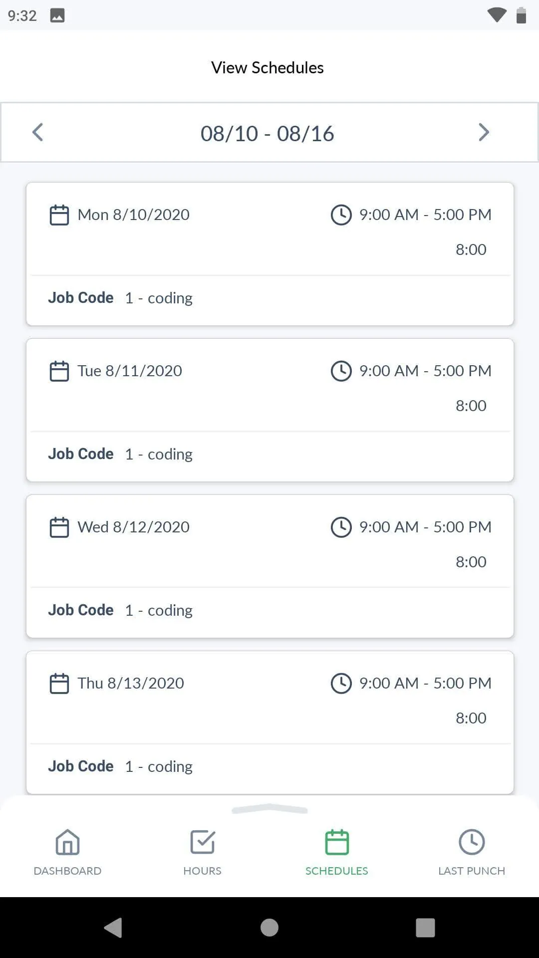 TimeClock Plus Clock