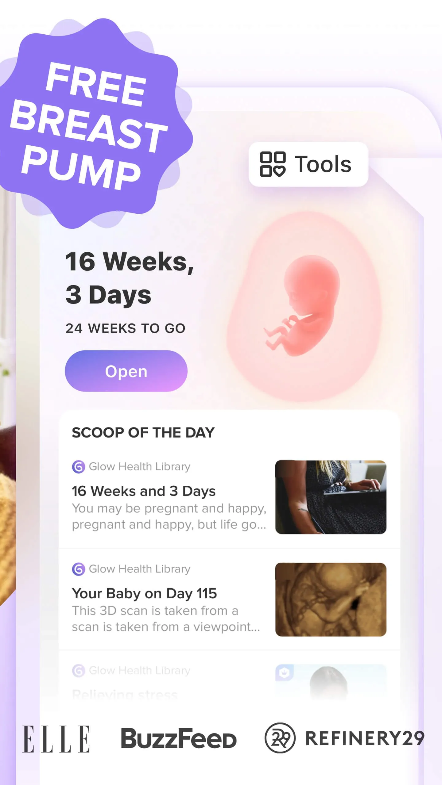 Pregnancy Tracker App | Glow