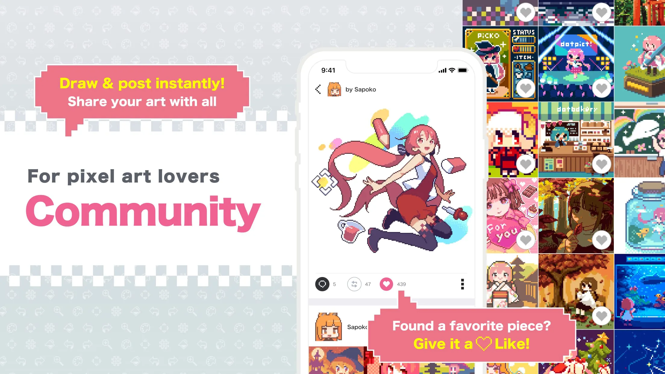 dotpict  Easy to draw pixelart