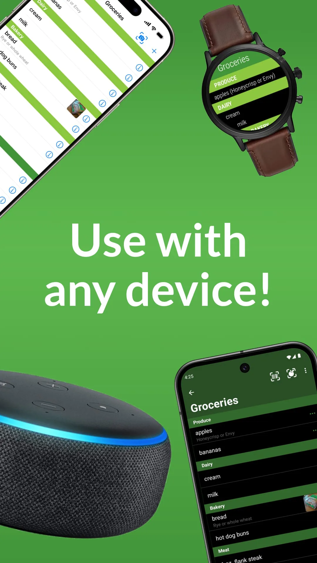 Our Groceries Shopping List