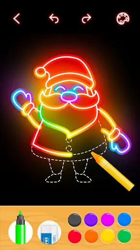 Draw Glow Christmas