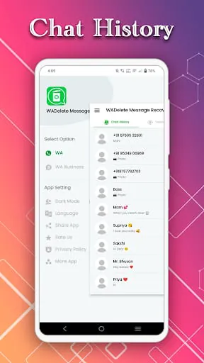 Recover Deleted Messages WA