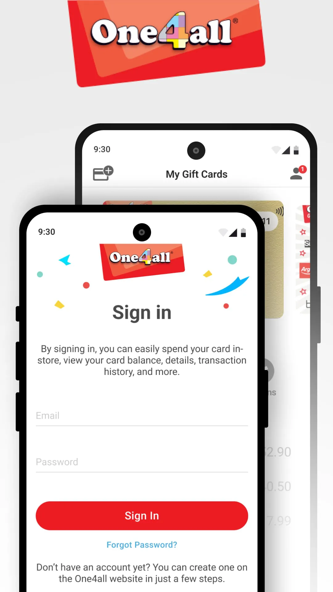 One4all Digital Wallet