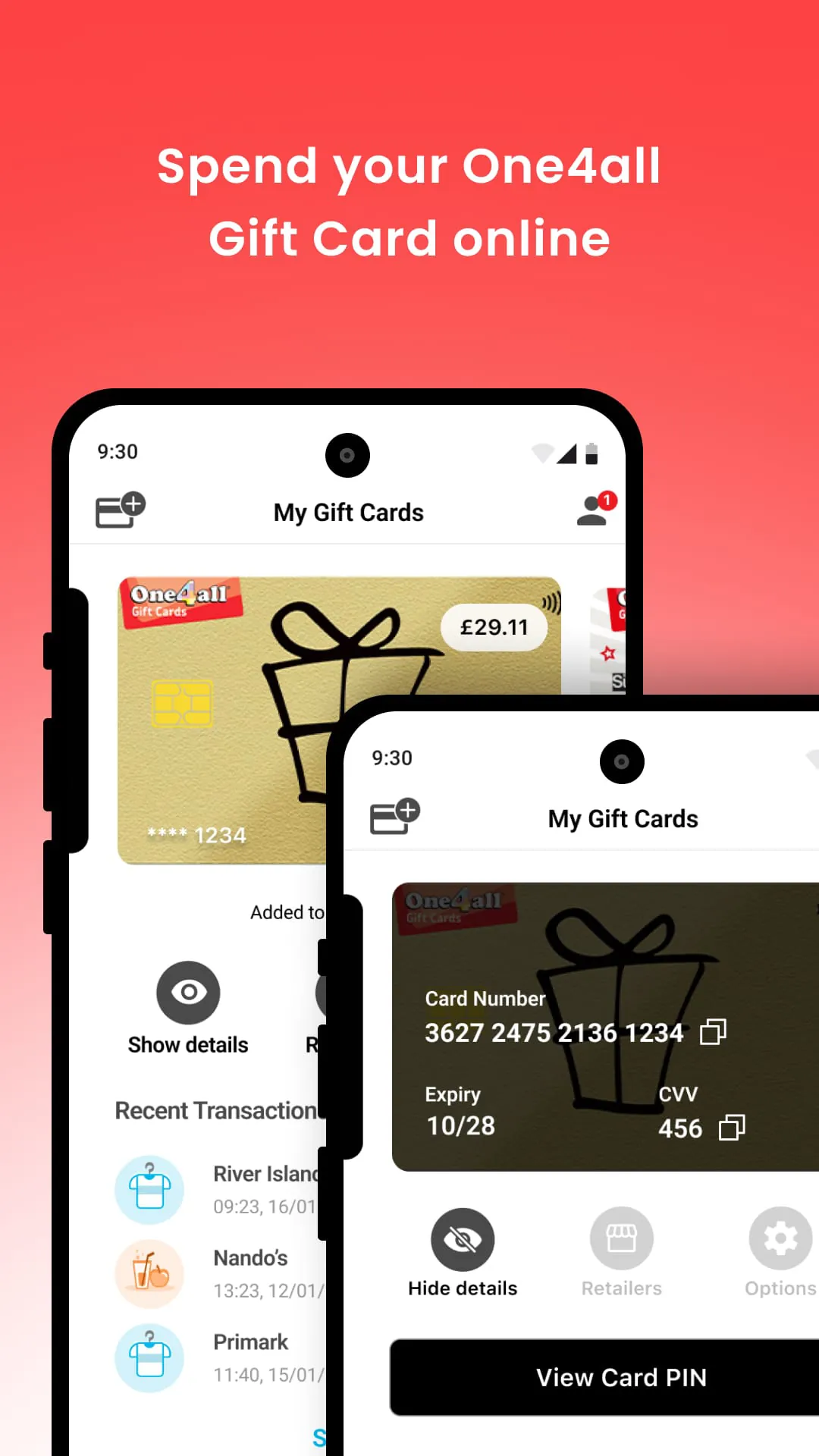 One4all Digital Wallet