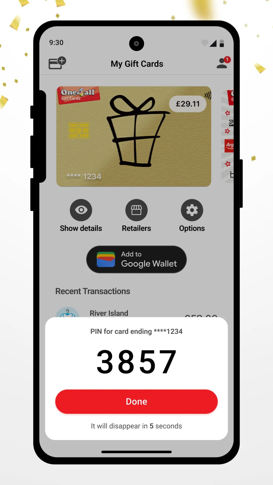 One4all Digital Wallet