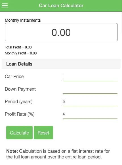 Car Loan Calculator