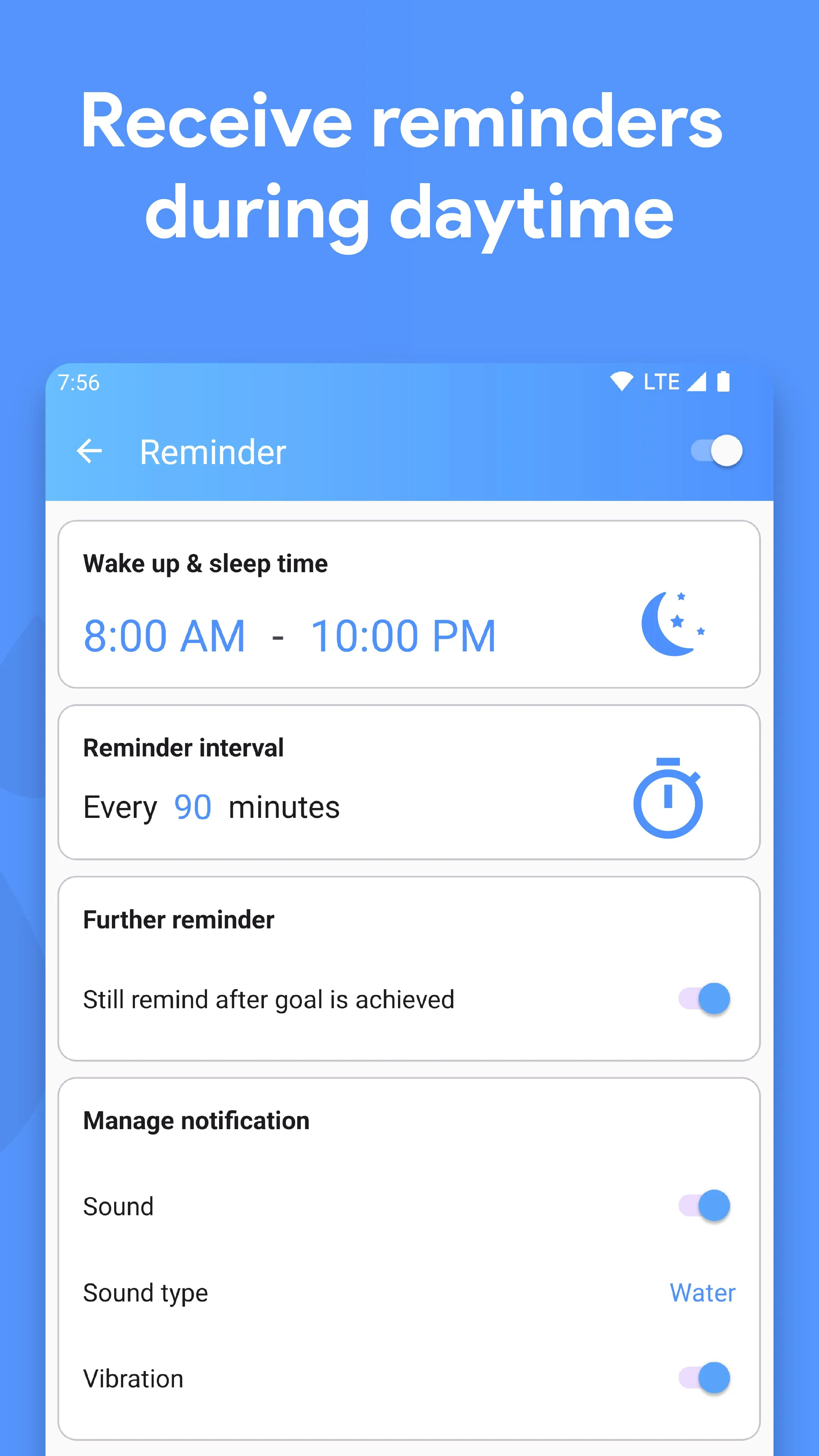 Drink Water Reminder & Tracker