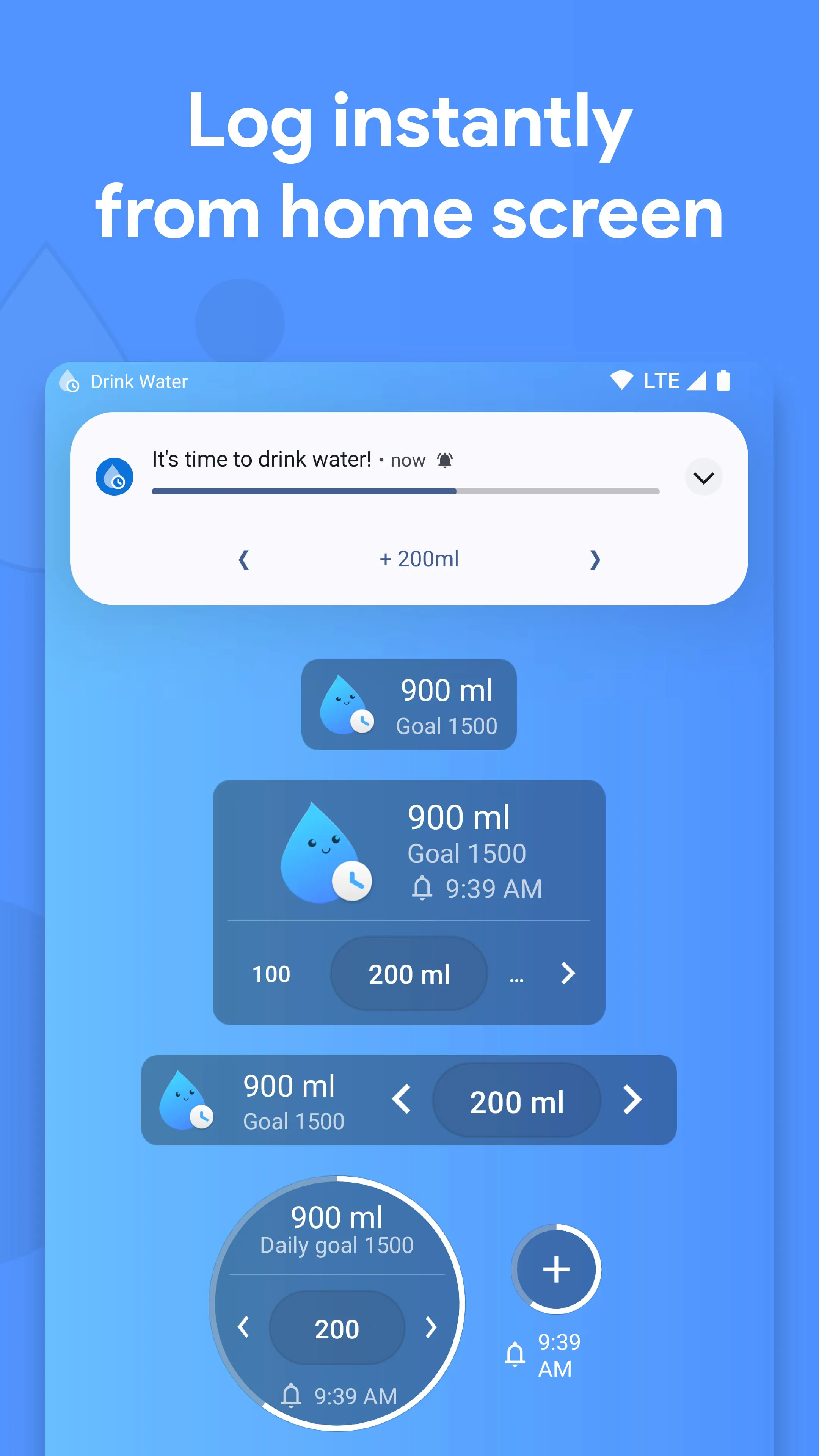 Drink Water Reminder & Tracker