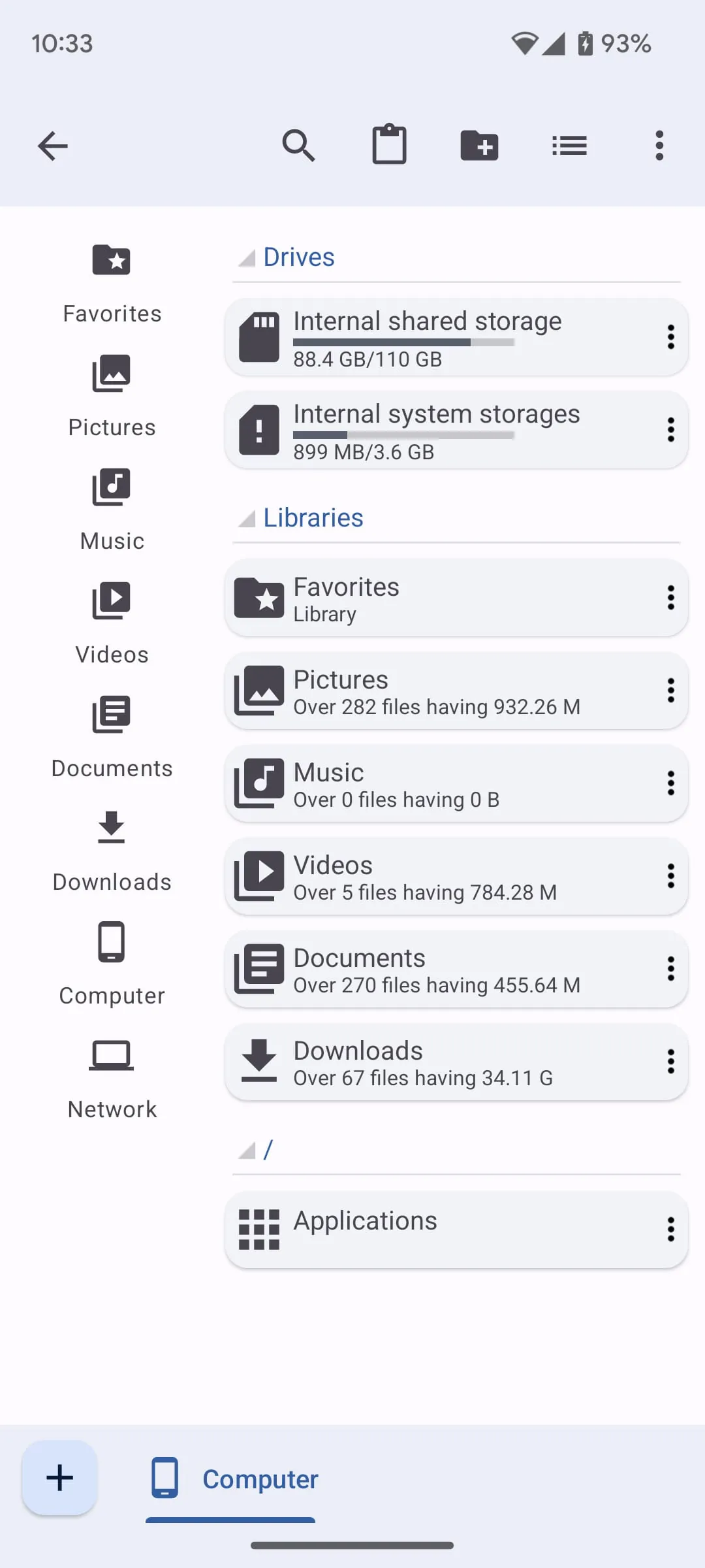 Computer File Explorer
