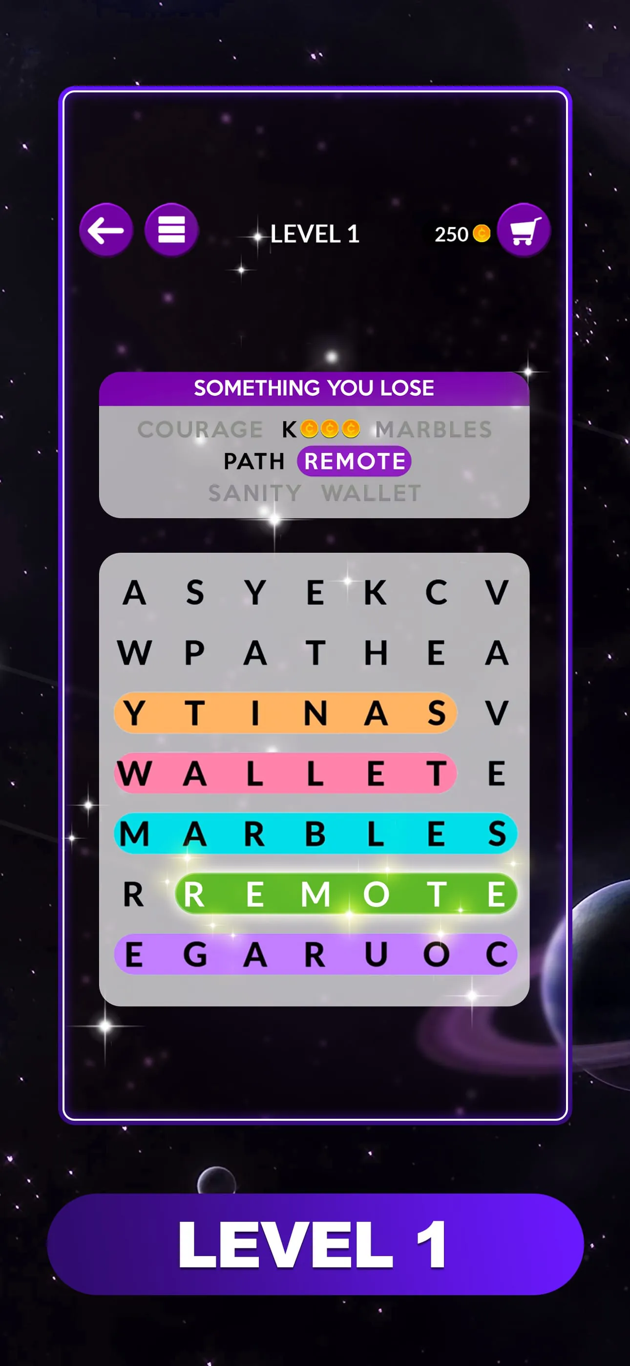 Wordscapes Search
