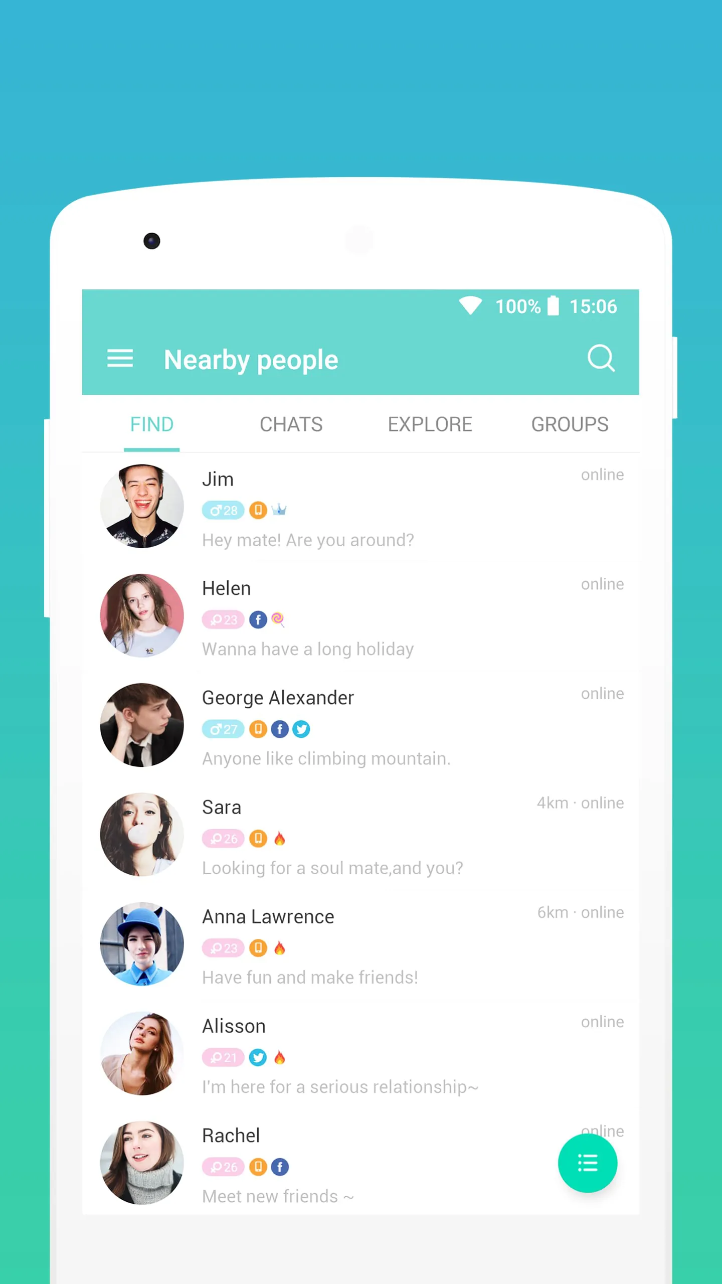 SayHi Chat Meet Dating People