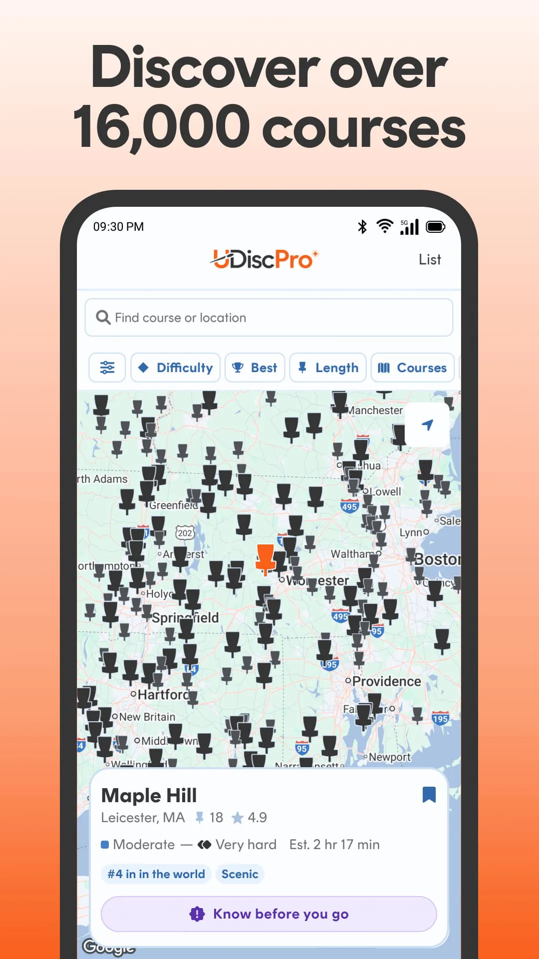 UDisc Disc Golf App