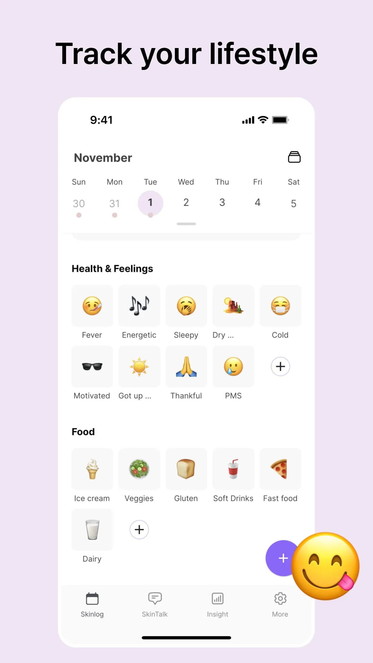 SkinLog | Acne diary