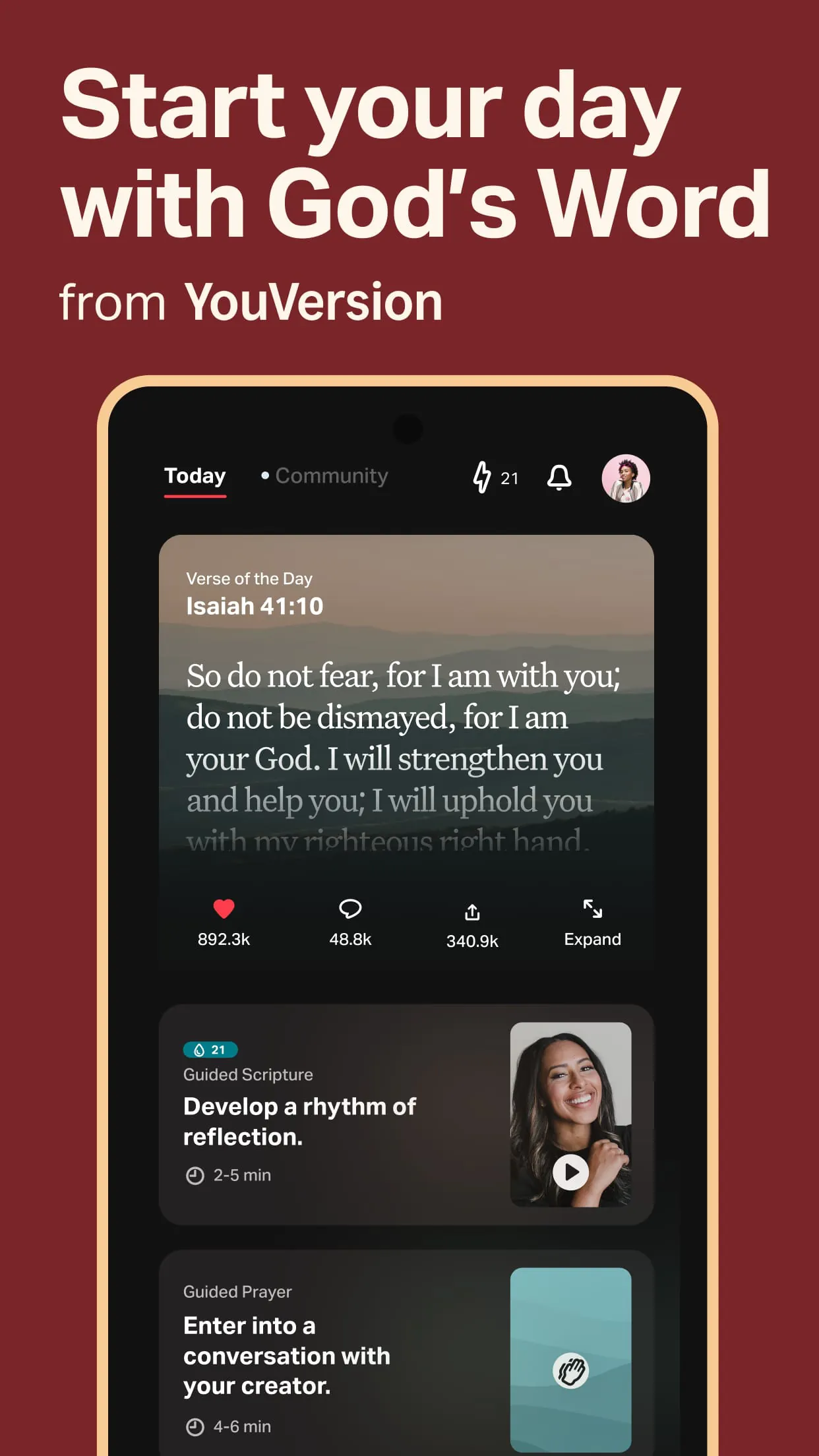 YouVersion Bible App + Audio
