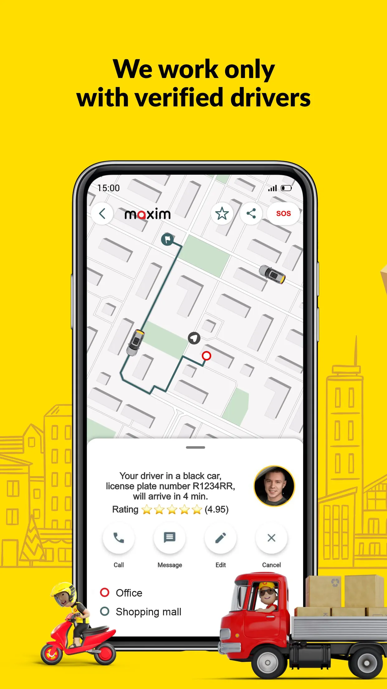 maxim — order a taxi & food