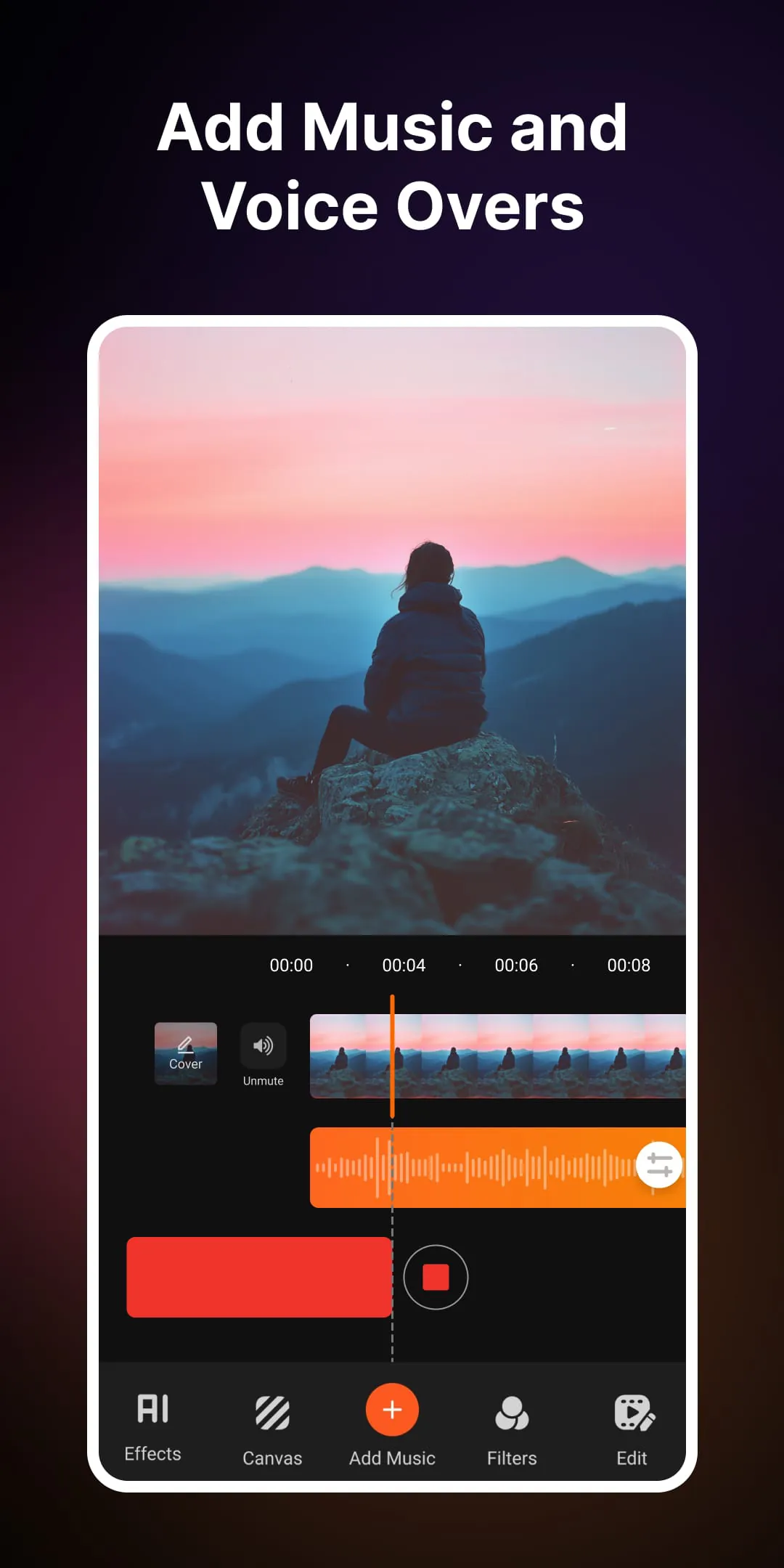 Add Music To Video & AI Editor