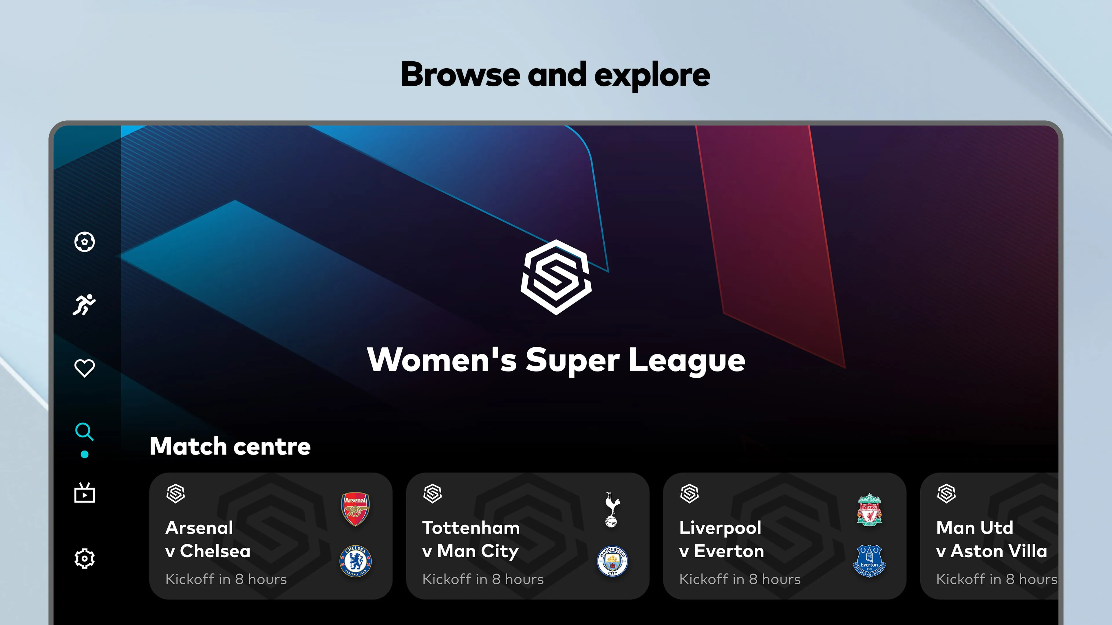 Optus Sport on Android TV