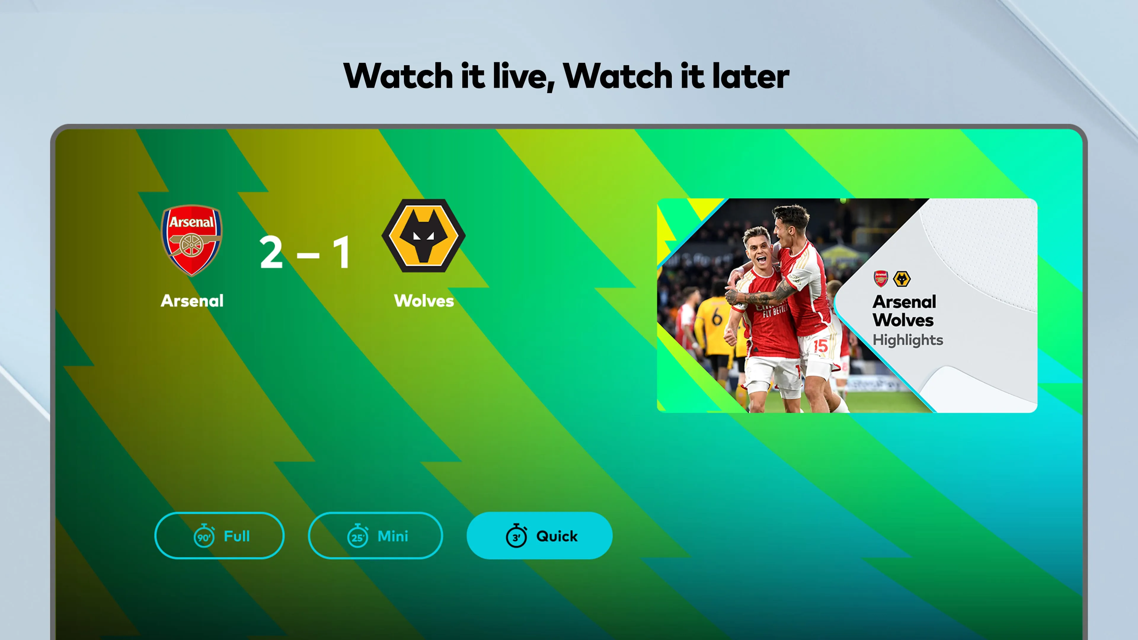 Optus Sport on Android TV