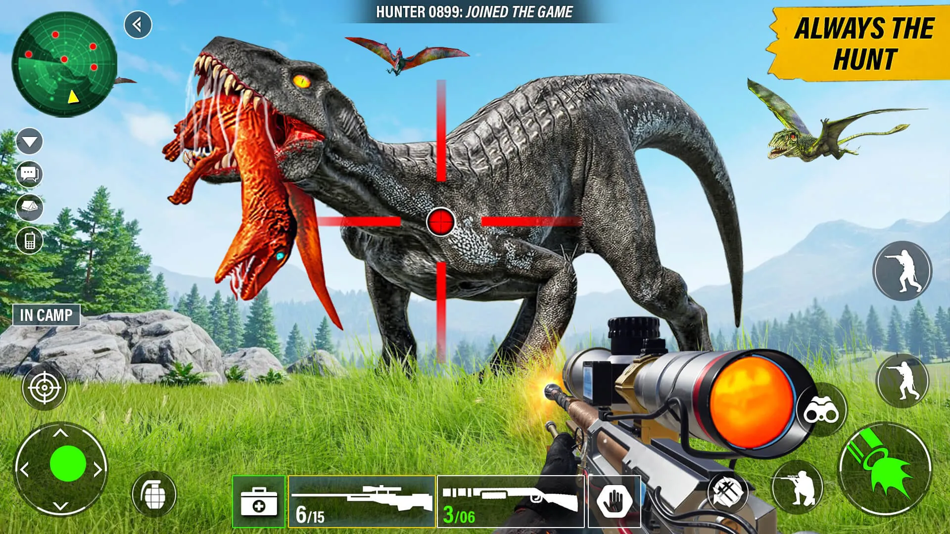 Wild Dinosaur Hunting Zoo Game