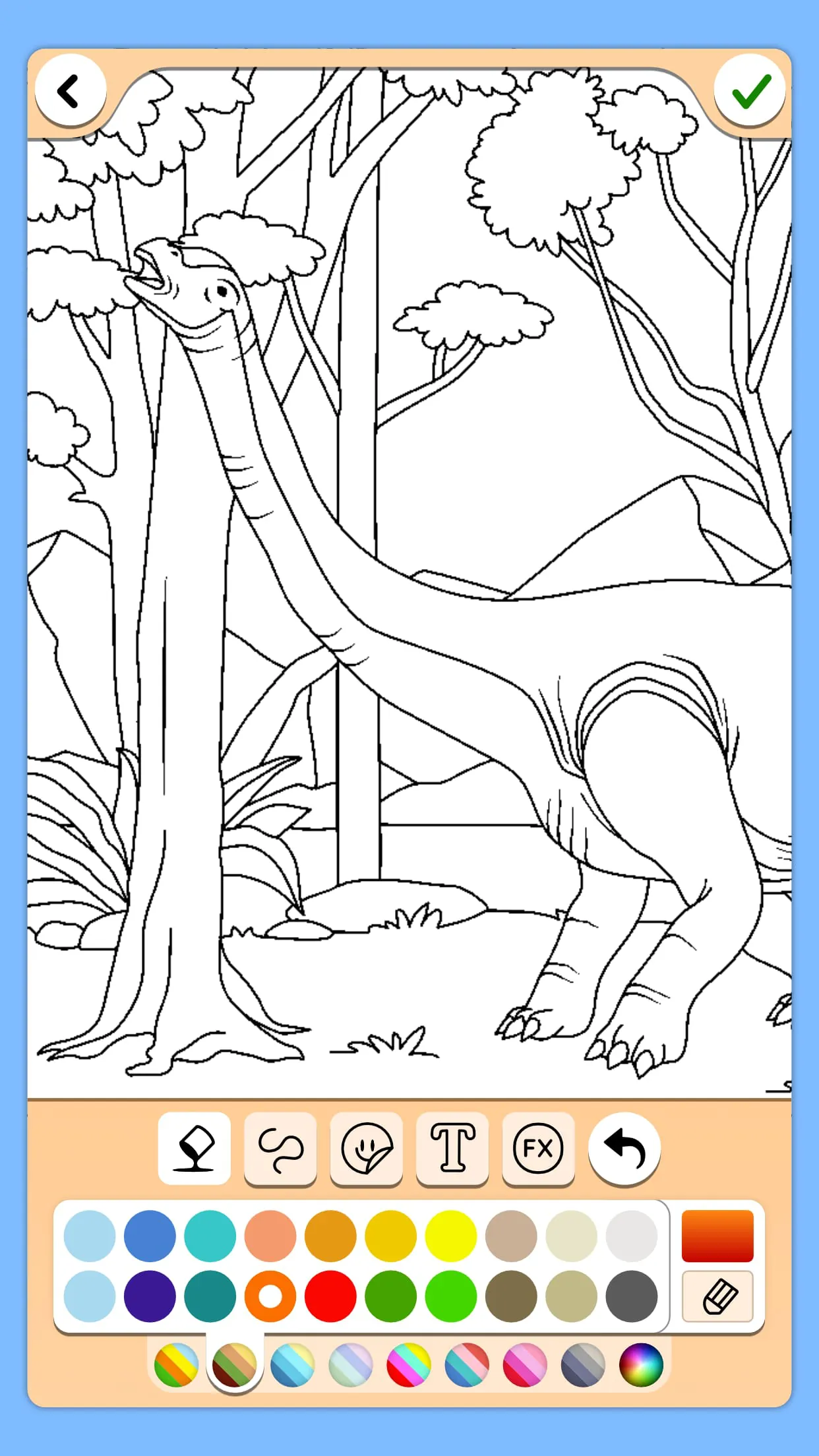 Dino Coloring Game