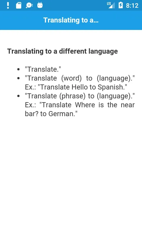 Voice Commands for Cortana