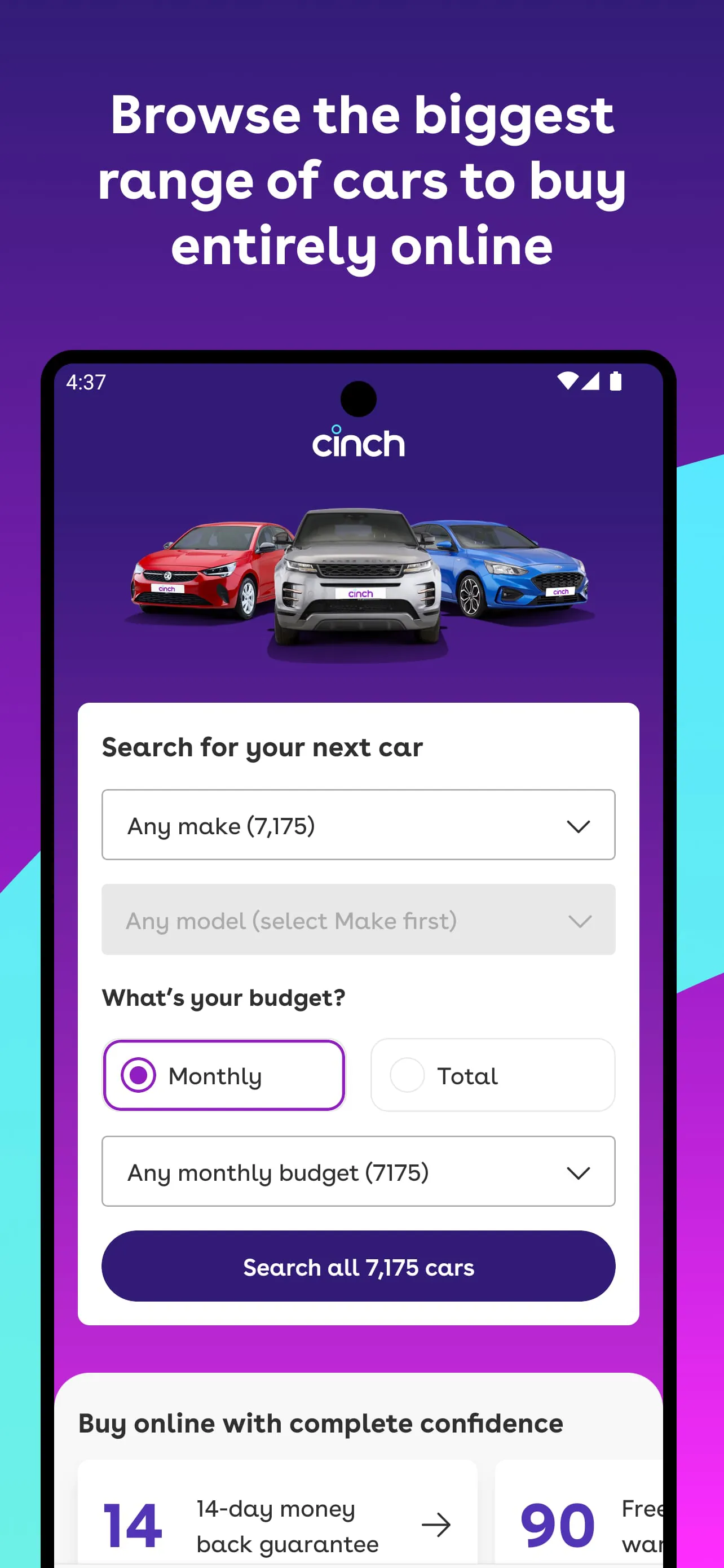 cinch – used cars to buy