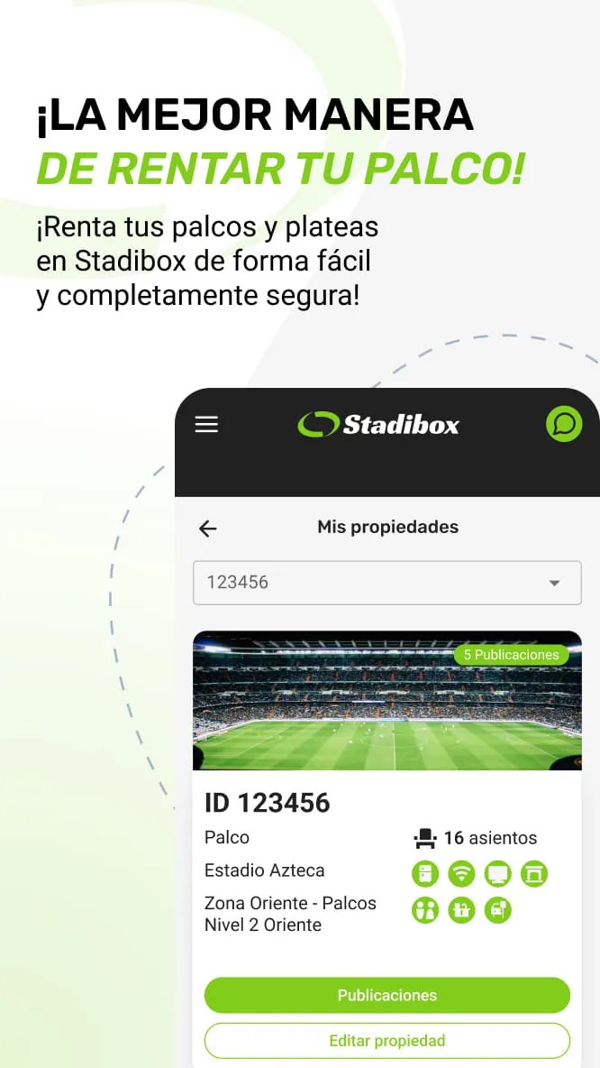 Stadibox renta de palcos