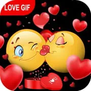 WASticker Love Rose Emoji GIF