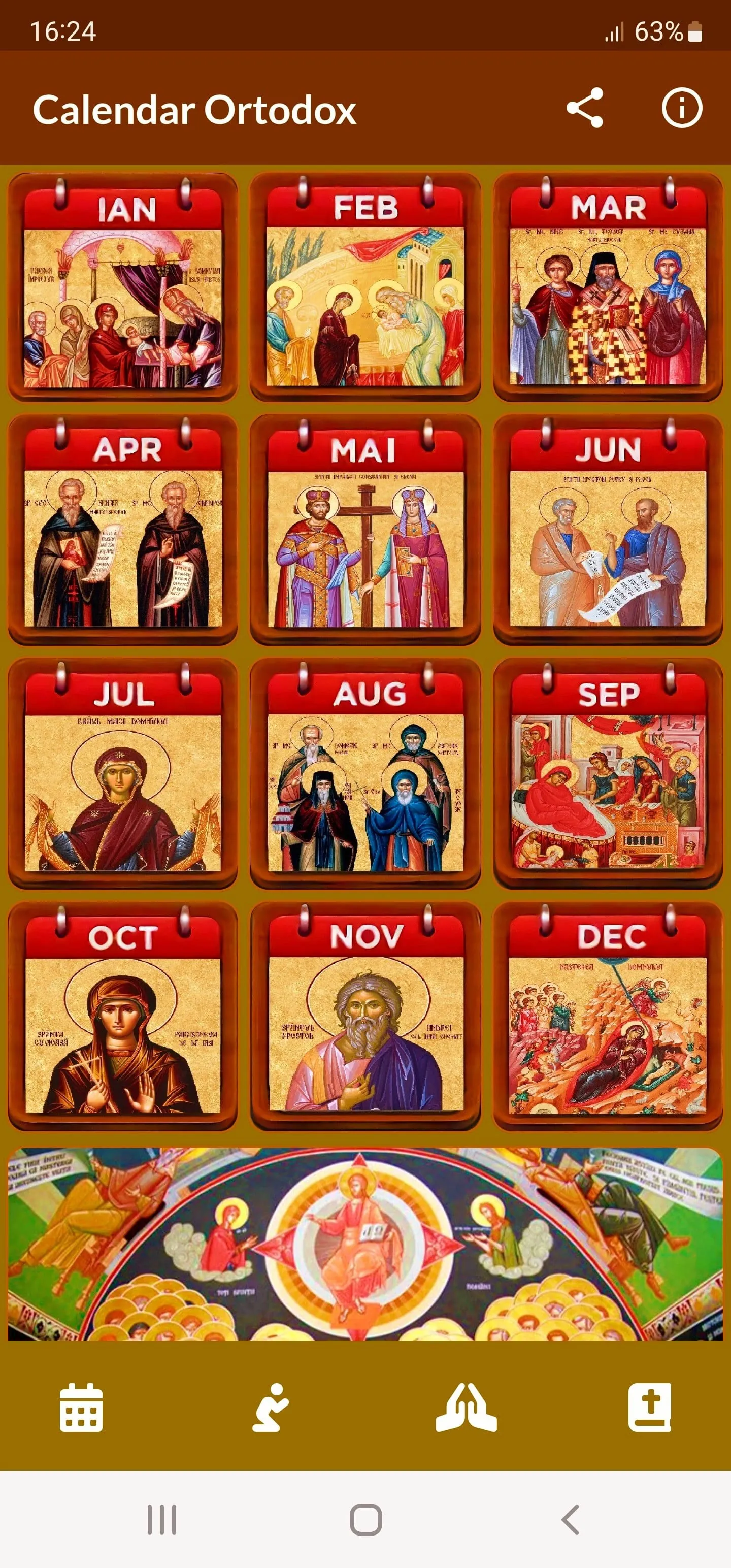 Calendar Crestin Ortodox 2026