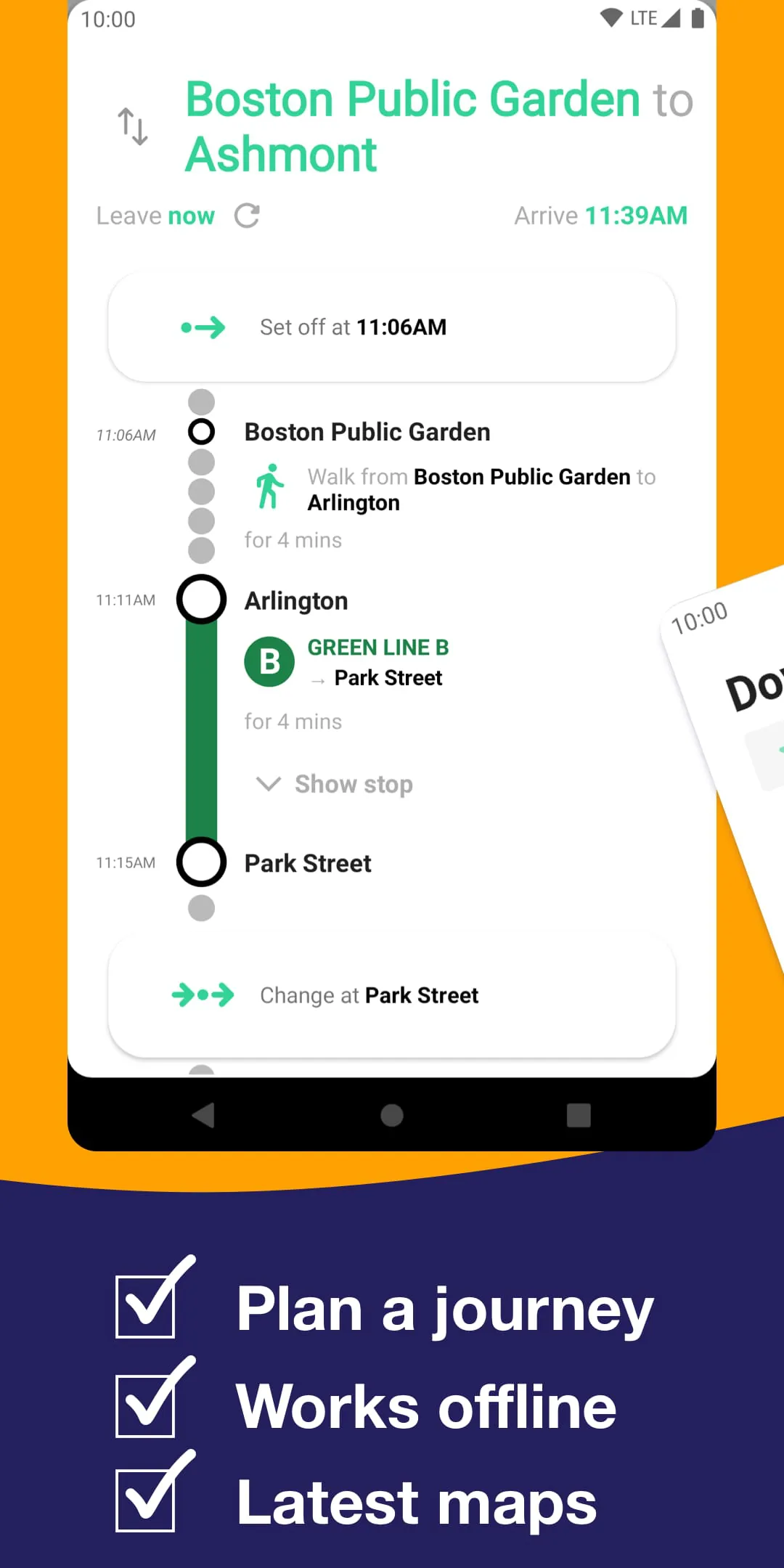 Boston T Map & Routing