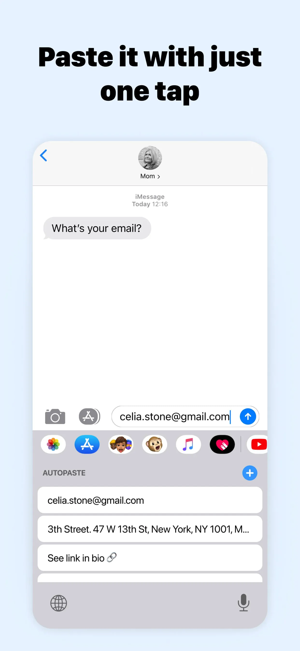 AutoPaste Copy Paste Keyboard