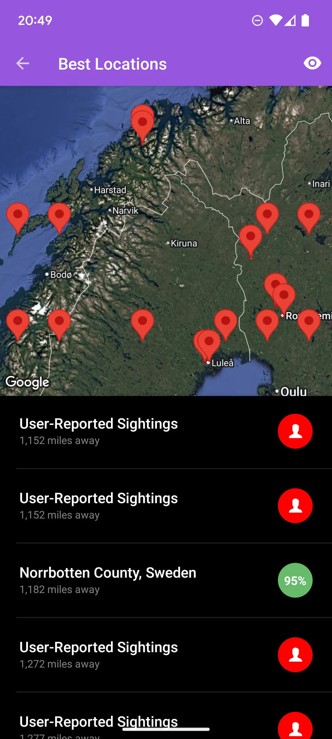 My Aurora Forecast Pro