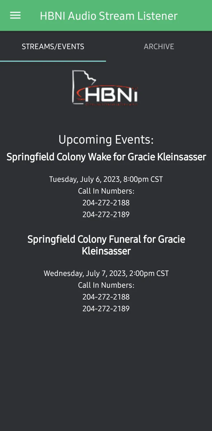 HBNI Audio (Deprecated)